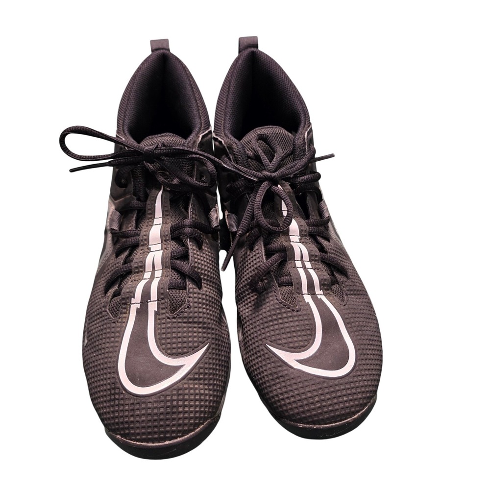 Nike Alpha Menace 3 Shark Mens Sz 9 Football Cleats Black White CV0582-010 2022